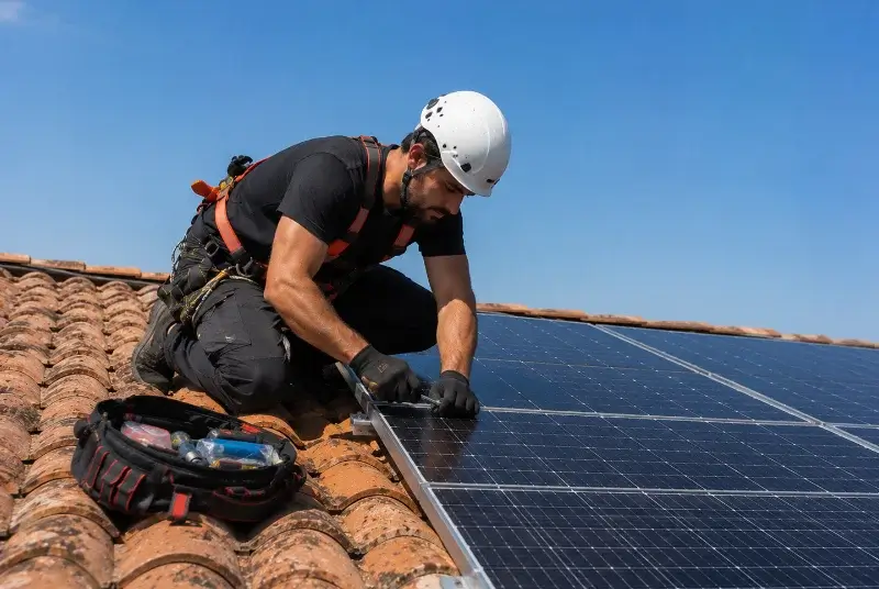 Maintenance et monitoring de panneaux solaires à Peyriac-Minervois